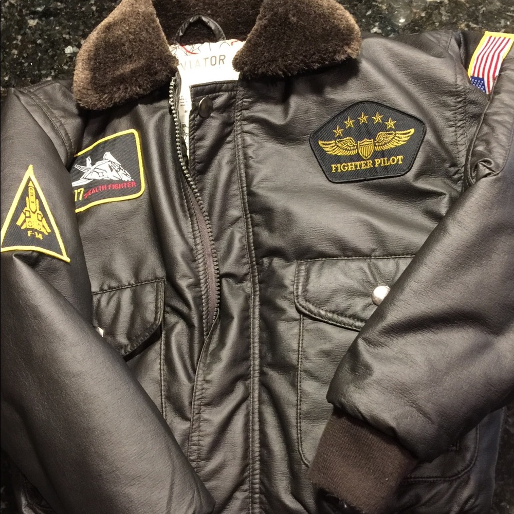 Child Bomber Aviators Jacket size M